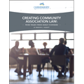 Creating Community Association Law - Print Book Product Image