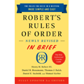 Robert's Rules of Order Newly Revised in Brief, 3rd edition Product Image